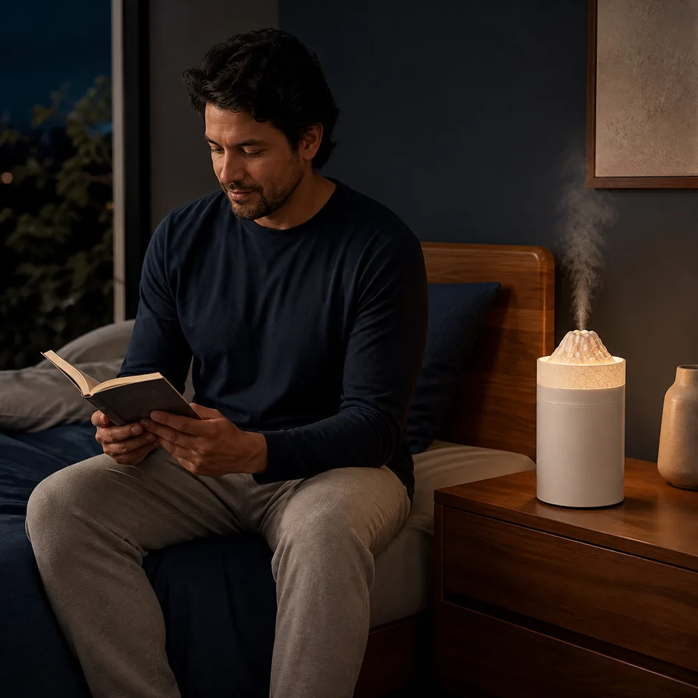 evening with moozitech.com humidifier